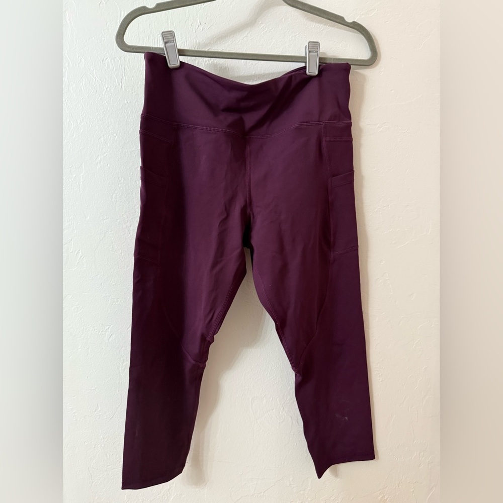 Purple High-Waisted Leggings